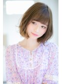 山村/小顔ボブ/ゆるふわパーマボブ/マチルダボブ/大人ボブ銀座