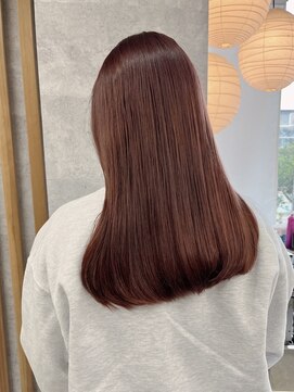 ボタン ハカタ(VOTAN hakata) 【藤野結衣】ピンクブラウン×艶カラー