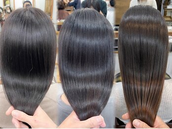 リッカ(RICCA)の写真/ハイダメージ,エイジング毛の乾燥を補修*髪の芯からしっとり潤う美髪に[恵比寿/恵比寿駅/髪質改善/学割U24]