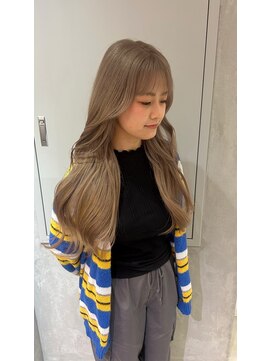 ヨーク(YOKE) YOKE/ミルクティー/ベージュ/ブリーチ/ハイトーン