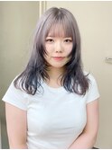 シルバー ハイトーン デザインカラー レイヤー ブリーチ