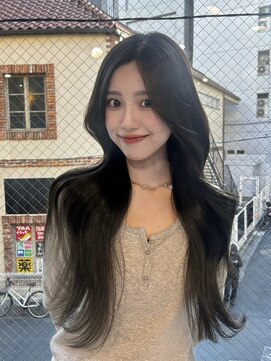 ウィリートーキョー 渋谷(WELLY TOKYO) 王道韓国ヘア★ レイヤーカット×オリーブグレージュ