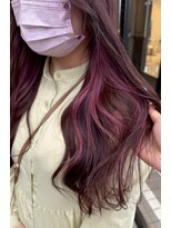 アース 大曽根店(HAIR&MAKE EARTH)&nbsp;インナーカラー＋トリートメント