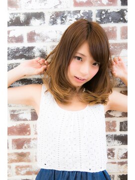 グラスヘア(Grous hair) 【Grous Hair】顔周りを包み込む☆無造作フレンチガーリ