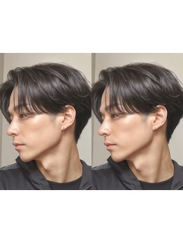 <メンズカット+メンズ眉毛wax\6600>スタイリッシュな印象に[上石神井/田無/men's/髪質改善/フェザーパーマ]