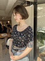 ルル 表参道(lulu.)&nbsp;ダブルカラー/ミニボブ/ミディアムヘア/フレンチボブ