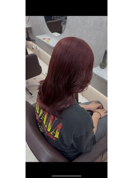 アン ブリーチ 大宮駅東口店(UN BLEACH) ブリーチなしWカラー チェリーピンク