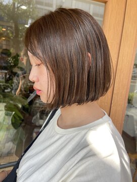 ラブハーツアンドビー マツヤマ(luve heart's And Be matsuyama) 前下がりボブ