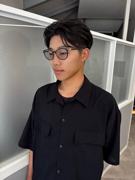 レノ(RENO) メンズショート/センターパート