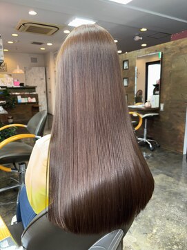 アルファ(alpha) 酸熱水素カラートリートメントロング