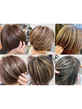 “グレイヘアを隠す”から“魅せる”へ導く大人女性サロン。敏感な髪・頭皮にも優しい薬剤を使用しています