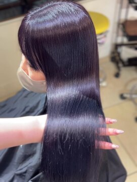 ユーフォリア 新宿店(Euphoria) 大人可愛い艶感たっぷりラベンダーカラ