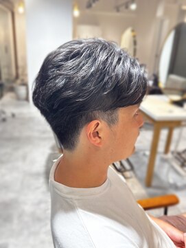 毛流れセンターパート