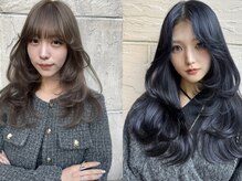 ★透明感のある艶カラー ★［心斎橋/ハイトーンダブルカラー/イルミナカラー/髪質改善/ケアブリーチ］