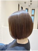 ショート/ボブ/白髪ぼかし/ヘッドスパ/酸熱トリートメント
