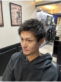 メンズカット/スパイキーショート/barber/理容室/美容室／床屋