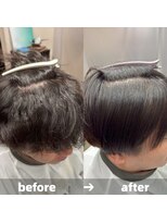 エノア 青山(ENORE) 顔まわり縮毛矯正/メンズ縮毛矯正/曲がる縮毛矯正/髪質改善