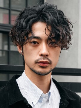 フィフスパーク(fifth PARK) 渋谷波巻きパーマ束感ツイストスパイラル無造作メンズパーマ色気