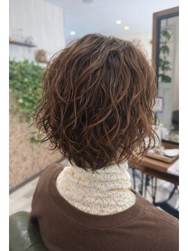 ヘアーデザインフアリ(Hair design fuari) ふんわり朝ラク　デザインパーマ