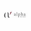 半個室型髪質改善alpha hair salon 上津バイパス店【9月上旬NEW OPEN(予定)】のお店ロゴ