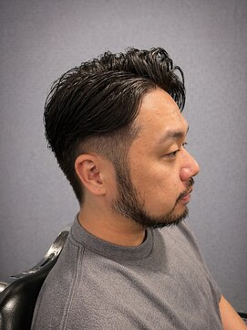 ワンワンオー バーバーショップ 長浜店(@110 BARBER SHOP) 73パート × テーパーカットで創る、大人の余裕