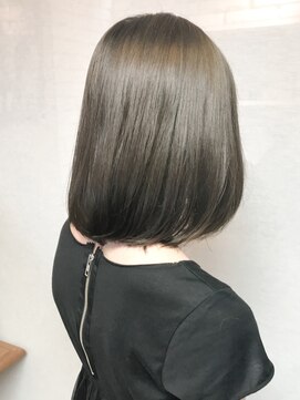 リノ 吉祥寺(Lino kichijoji) 【linobyurealm】イルミナオーシャンベージュ×ツヤツヤボブ