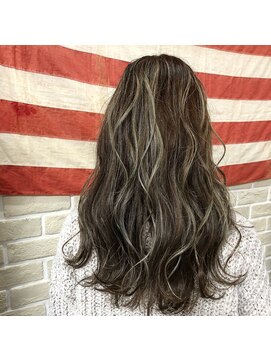 ヘアーデザインサロン スワッグ(Hair design salon SWAG) コントラストハイライトカラー