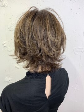 ヴェイン 渋谷(vain) 【vain#Bリアルお客様style】☆ネオウルフ×グラデーション