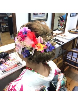 キンダーガーデン(KINDER GARTEN) 華やぎ可愛いお着物ヘアup