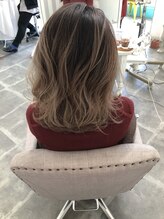 バレイヤージュ技法♪