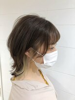 アルクバイネオリーブ 荻窪店(arc by neolive)&nbsp;ウルフカット×ベージュインナーカラー☆arc by neolive　荻窪