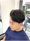 かき上げワイルドアップバング