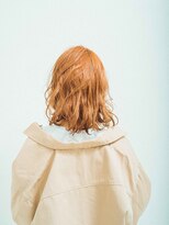 カラーサロンビスカリア 相模原エリア 淵野辺駅店(Color salon Biscaria)&nbsp;オレンジ系カラーのレイヤースタイル