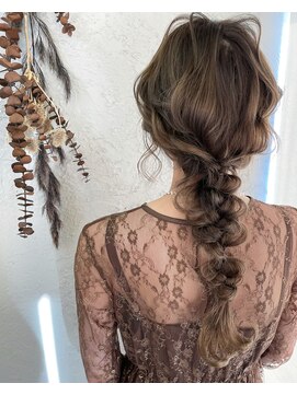 ヘアスタジオニコ(hair studio nico...) 編み下ろしアレンジ★