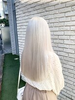 シンシェアサロン 原宿店(Qin shaire salon)&nbsp;ホワイトカラー ホワイトブリーチ 韓国ハイトーン