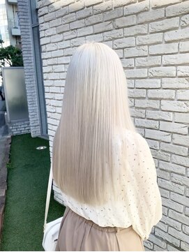 シンシェアサロン 原宿店(Qin shaire salon) ホワイトカラー ホワイトブリーチ 韓国ハイトーン