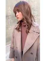 アイユー(ii+U)&nbsp;レイヤースタイル　透明感　ゆる巻き　ミディアム