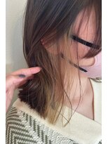 リアン 熊谷本店(Rien)&nbsp;イヤリングカラー×ベージュ