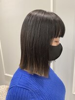 ネオリーブギンザ 銀座店(Neolive GINZA)&nbsp;ストレート　外ハネ　切りっぱなしボブ