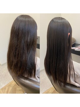 アーク(ARK from INFINI) ビフォーアフターシリーズ　学生さん縮毛矯正