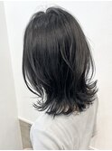 【ミディアムウルフ】グレージュ