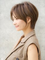 前髪なし大人ショート30代40代50代 【AIN.表参道】川原大地