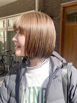 コルユニテ(col. unite) カット/ボブ/ボブヘア/ボブスタイル/ブラウンカラー