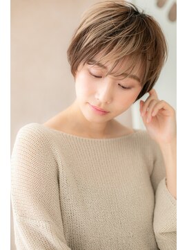カバーヘア ブリス 大宮西口(COVER HAIR bliss) 艶感大人ハイライト個性的アウターカラーハンサムショートZ大宮!