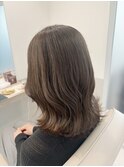 やわらかオリーブベージュ / ミディアムヘア #ハル