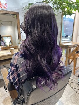 ロア インターナショナル 新宿店(LoA International) Balayage / ombre / long layer/ curtain bangs / English
