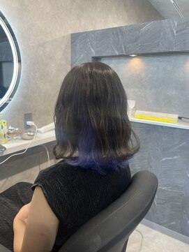 ミスト(MIST) インナーカラーブルーパープル