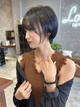 ロンドカスティーヨ 四日市(Lond castillo) ショートショートボブイノア髪質改善カラー41130