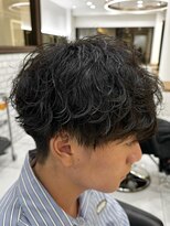 波巻きパーマ