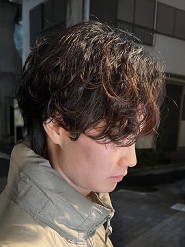 バイフィフス 原宿/表参道(by fifth) 韓国風ニュアンスマッシュウルフシャドウパーマツーブロック原宿